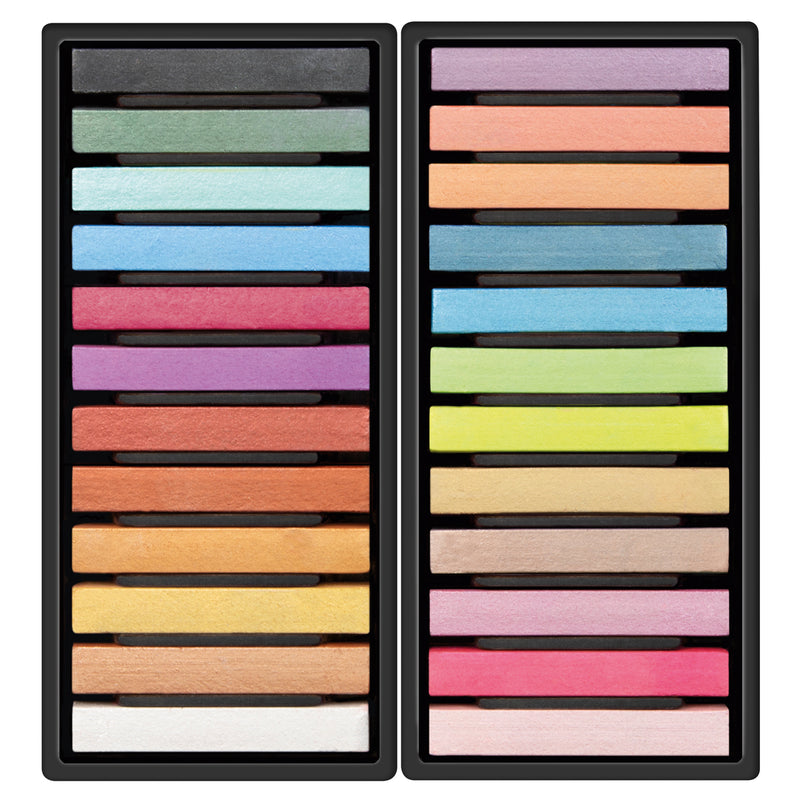 Milan Metallic Colours Soft Pastels Set of 24