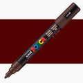 Uni Posca PC-5M Medium 1.8-2.5mm Bullet Tip Markers#Colour_DARK BROWN