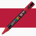 Uni Posca PC-5M Medium 1.8-2.5mm Bullet Tip Markers#Colour_DARK RED