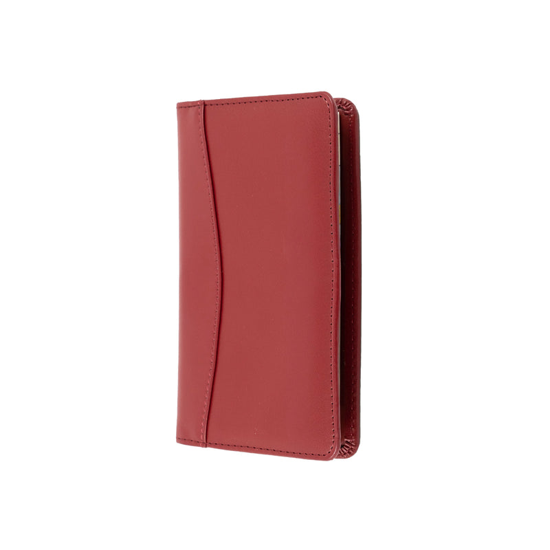 Debden Elite Slimline Pocket Week to a View Cherry Red 2025 Diary