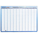 Writeraze Perpetual Year Framed Wallplanners