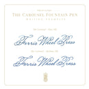 Ferris Wheel Press x Fete Chinoise Aluminium Carousel LNY Serpentine Blooms Fountain Pens