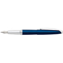 Cross ATX Translucent Blue Lacquer Fountain Pens