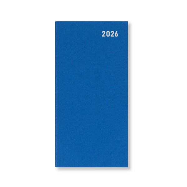 Letts of London Diaries Principal Slim Week to View 2026#Colour_ENGLISH BLUE
