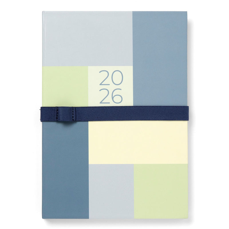 Letts of London Diaries Gradient Week to View Blue 2026