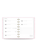 Filofax Planner Confetti A5 Week to View Rose Quartz 2026