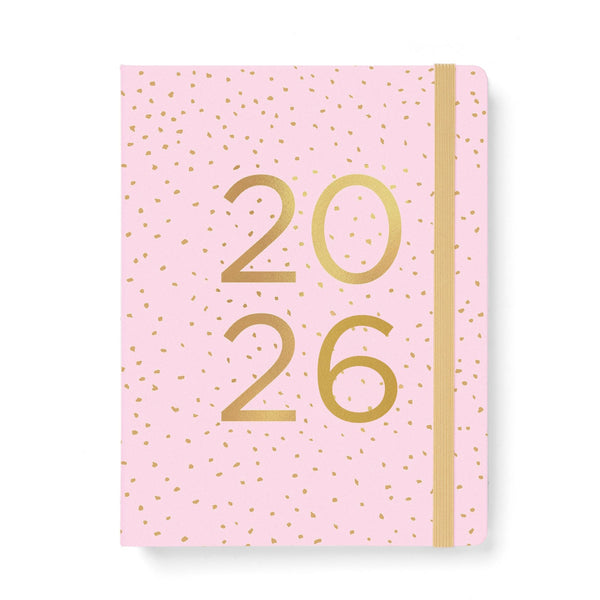 Filofax Planner Confetti A5 Week to View Rose Quartz 2026