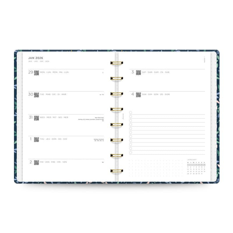 Filofax Planner Garden A5 Week to View Dusk 2026