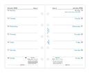 Filofax Refill Classic Week to View Mini 2026