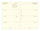 Filofax Refill Classic Week to View Pocket Cotton Cream 2026