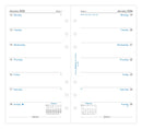 Filofax Refill Classic Week Per Page Personal 2026