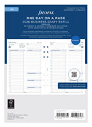 Filofax Refill Business Day Per Page A5 2026