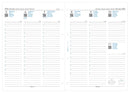 Filofax Refill Classic Week to View With Appts Vertical A4 ML 2026