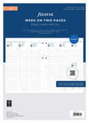 Filofax Refill Classic Week to View With Appts Vertical A4 ML 2026