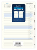 Filofax Refill Notebook A5 Month Planner 2026