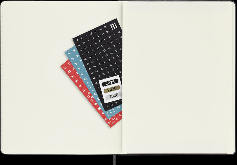 Moleskine Diaries 12 Month Pro Weekly Vertical HC Black 2026