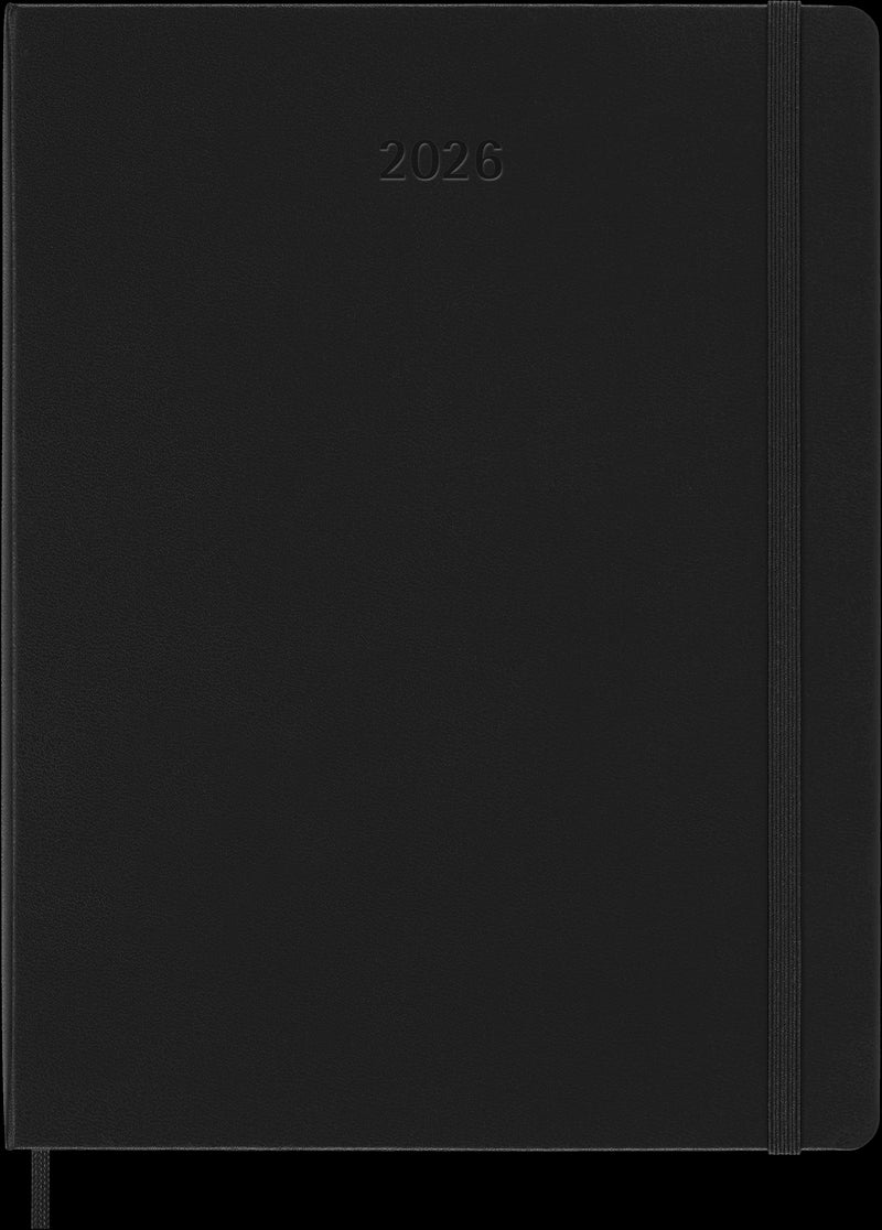 Moleskine Diaries 12 Month Pro Weekly Vertical HC Black 2026