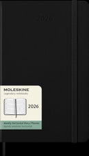 Moleskine Diaries 12 Month Weekly Horizontal HC Black 2026