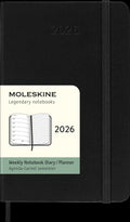 Moleskine Diaries 12 Month Weekly + Notes HC Pocket 2026#Colour_BLACK