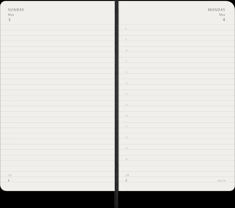 Moleskine Diaries 12 Month Daily SC Large 2026