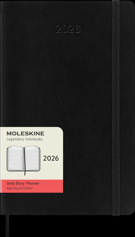 Moleskine Diaries 12 Month Daily SC Large 2026#Colour_BLACK