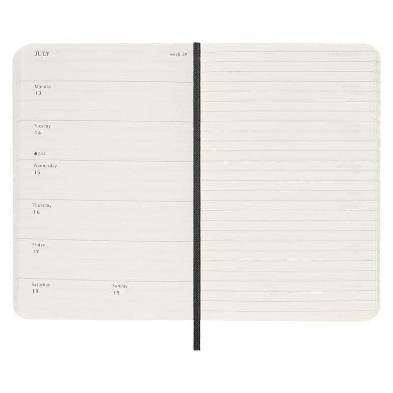 Moleskine Diaries 12 Month Weekly + Notes SC Pocket 2026