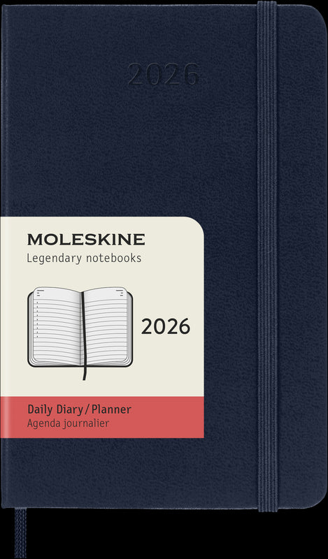 Moleskine Diaries 12 Month Daily HC Pocket 2026