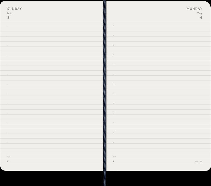Moleskine Diaries 12 Month Daily SC Large 2026