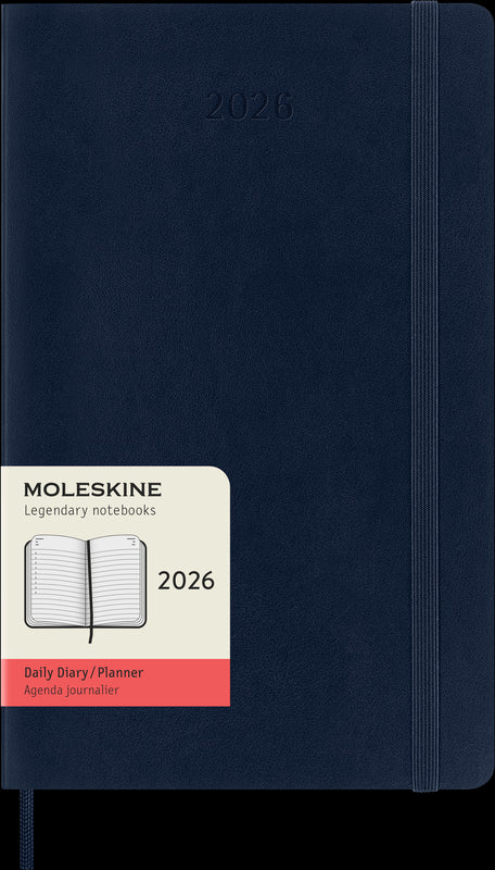Moleskine Diaries 12 Month Daily SC Large 2026