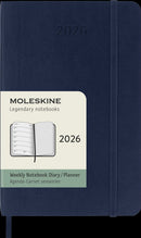 Moleskine Diaries 12 Month Weekly + Notes SC Pocket 2026