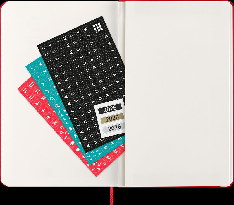 Moleskine Diaries 12 Month Daily HC Large 2026