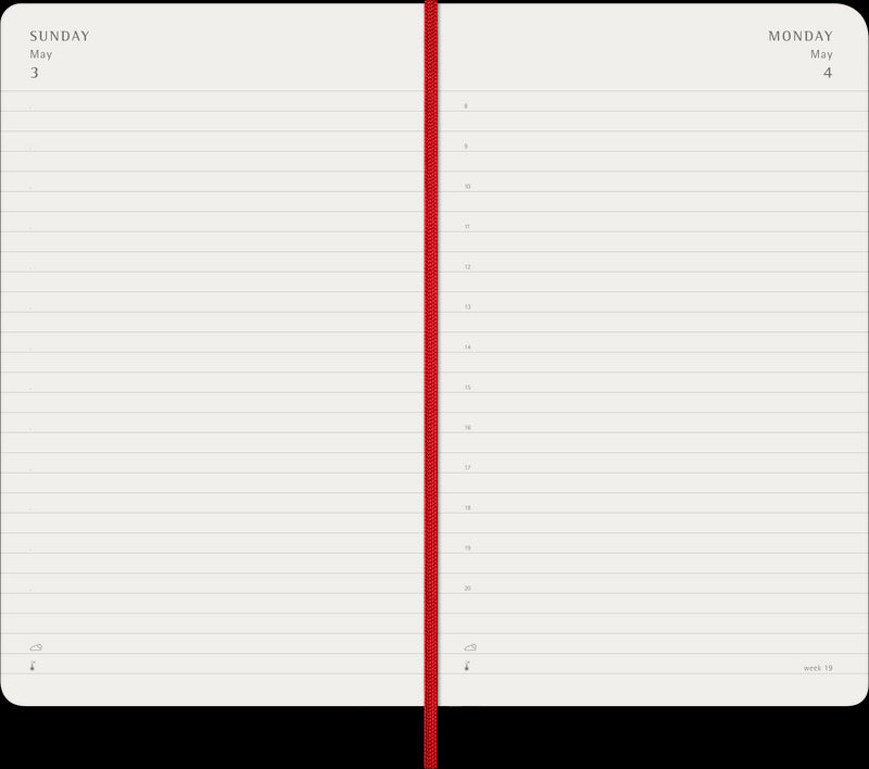 Moleskine Diaries 12 Month Daily SC Large 2026