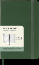 Moleskine Diaries 12 Month Weekly + Notes HC Pocket 2026