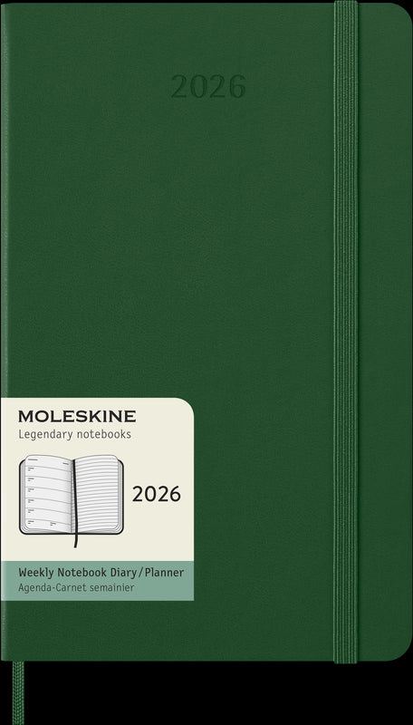 Moleskine Diaries 12 Month Weekly + Notes HC Large 20263