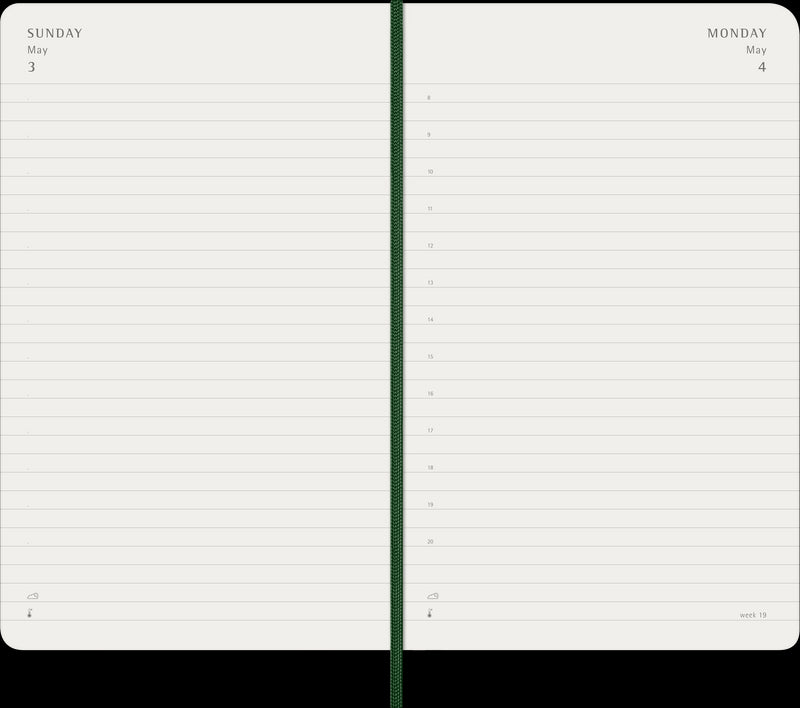 Moleskine Diaries 12 Month Daily SC Large 2026