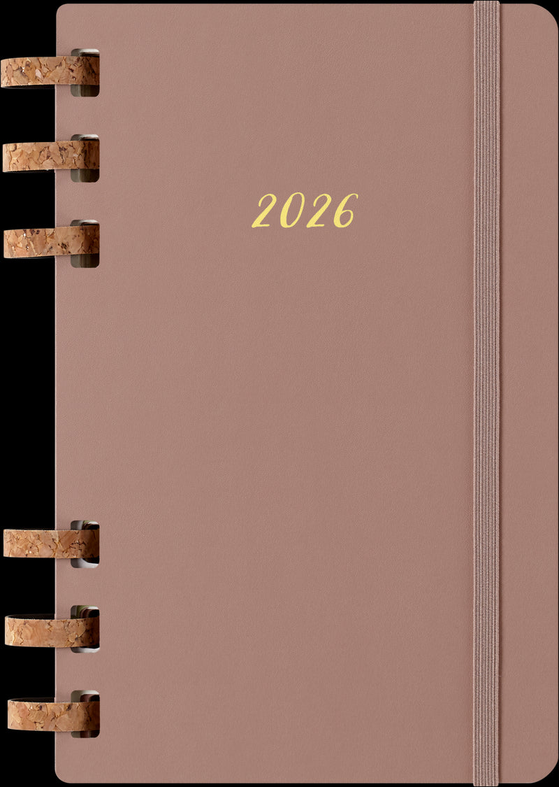 Moleskine 12 Month Spiral Planner HC Large Almond 2026