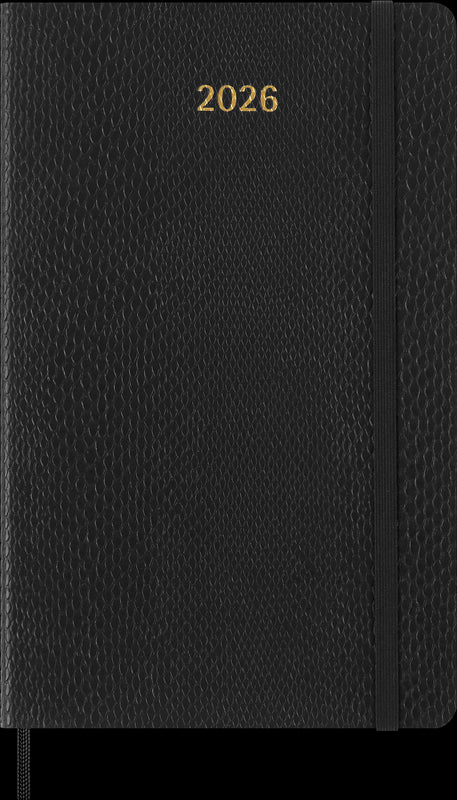 Moleskine Diaries 12 Month Weekly + Notes HC Large P & E Mamba 2026#Colour_BLACK