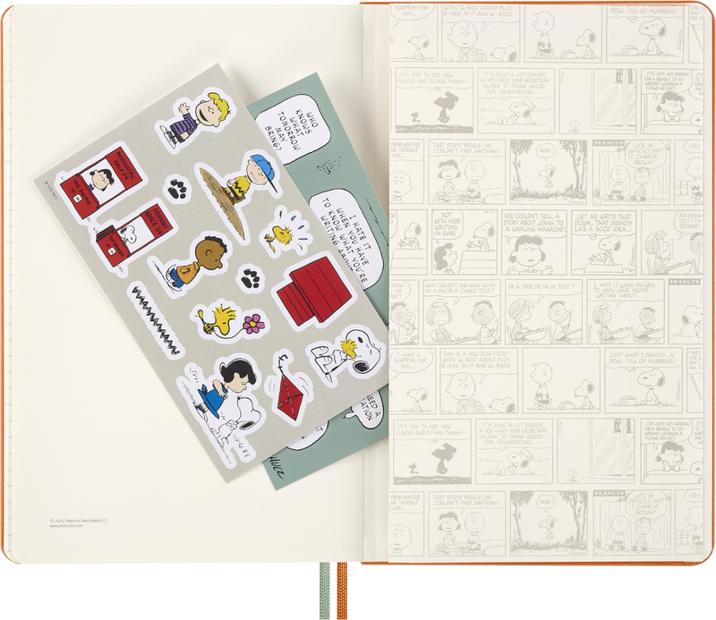 Moleskine Diary 12 Month Weekly + Notes HC Large Peanuts Snoopy Tomorrow 2026