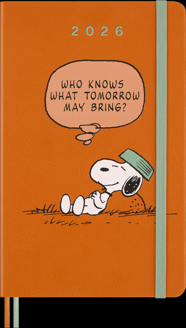 Moleskine Diary 12 Month Weekly + Notes HC Large Peanuts Snoopy Tomorrow 2026
