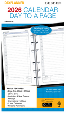 Debden Dayplanner Personal Day to a Page Refill 2026