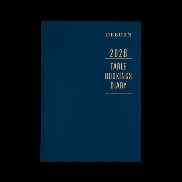 Debden Diary Restaurant/Table Bookings A4 2 Pages to a Day Blue 2026