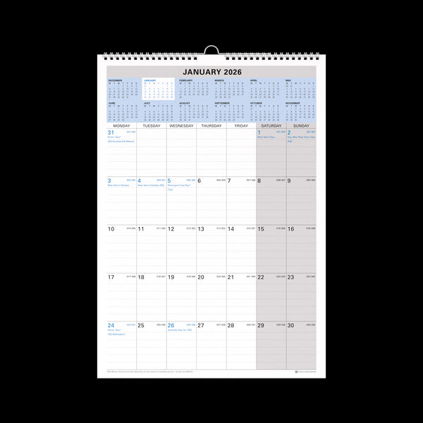 Debden Calendar Wiro 432X300MM Month to View 2026