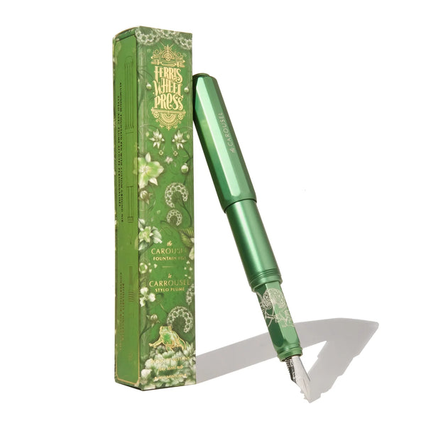 Ferris Wheel Press Book of Botany Aluminium Carousel Fountain Pens#Size_FINE