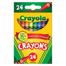 Crayola Regular Crayons Tuck Box of 24 Pieces