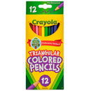 Crayola Triangular Coloured Pencils Pack of 12