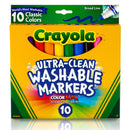 Crayola Classic Broadline Markers Pack of 10