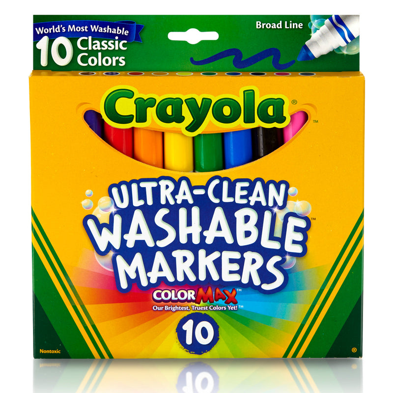Crayola Classic Broadline Markers Pack of 10