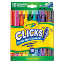Crayola Clicks Retractable Markers Set of 10