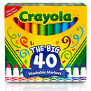 Crayola Washable Broadline Markers: The Big 40 Set of 40