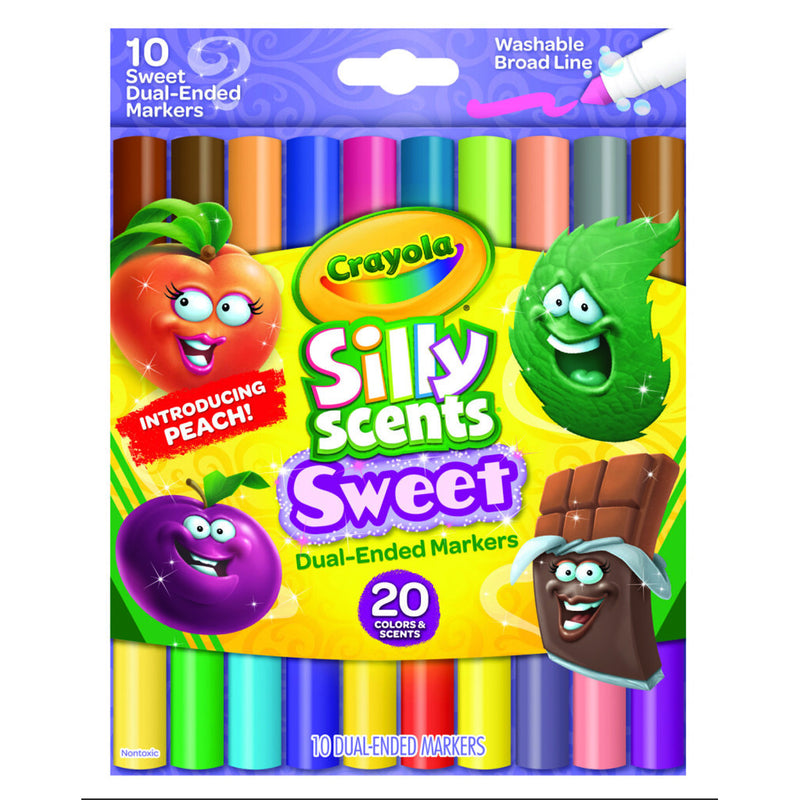 Crayola Silly Scents Sweet Dual Ended Markers Set of 10